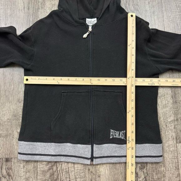 Everlast Boxing Waffle Thermal Zip Hoodie - Picture 3 of 7